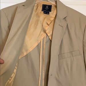 JCrew Tan Cotton Suit